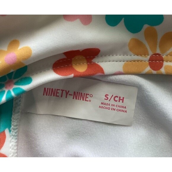 NINETY NINE Degrees 90’s Y2K Ditzy Floral One Piece Open Back Swimsuit Small - Picture 9 of 10